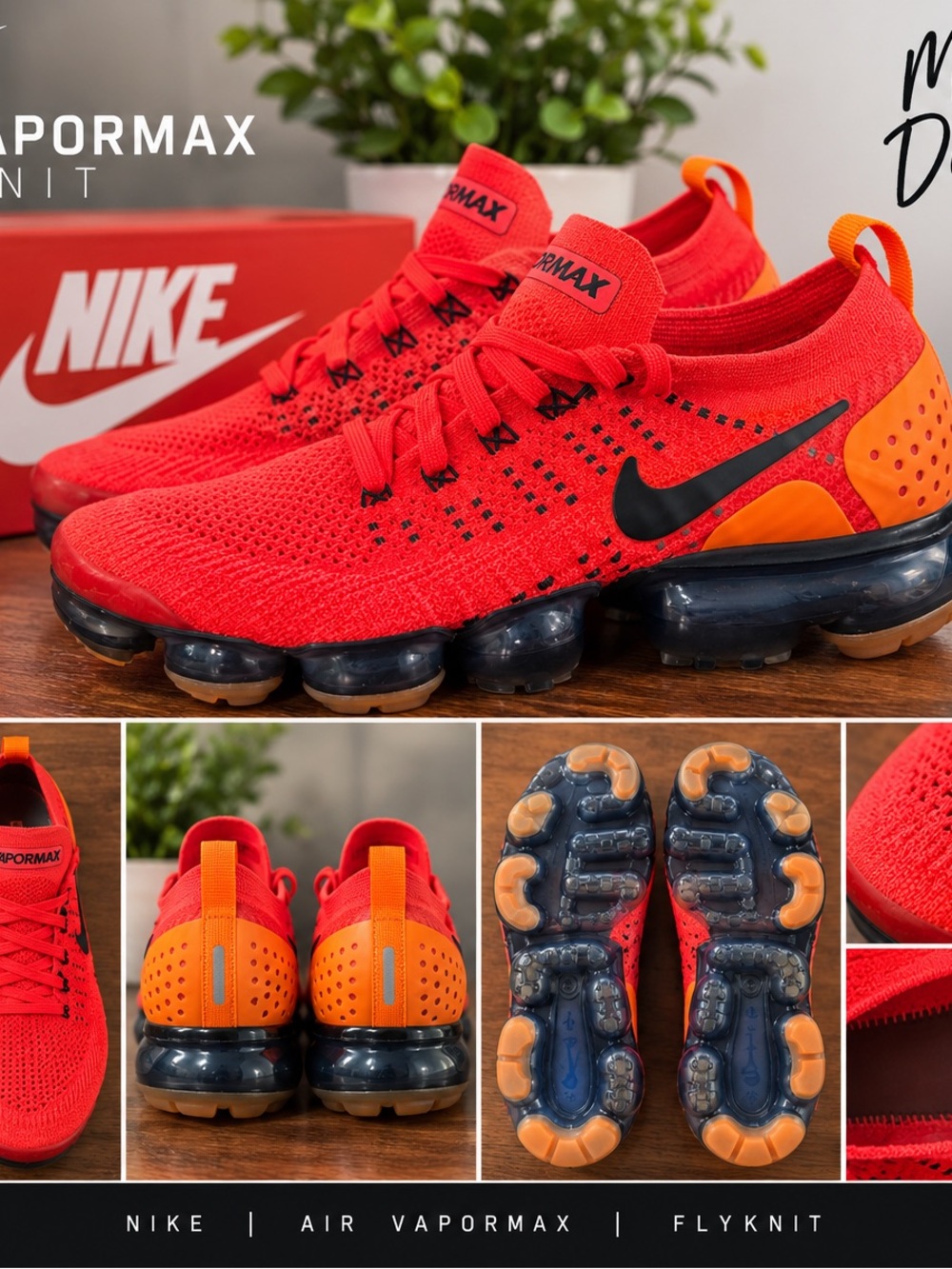 🔥 Nike Air VaporMax Flyknit Men’s Sneakers – Size 8.5